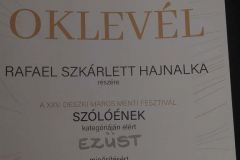 Büszkeségünk a XXV. Deszki Marosmenti Fesztiválon